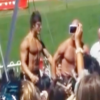 63  -  Zyzz walks past in front of meD